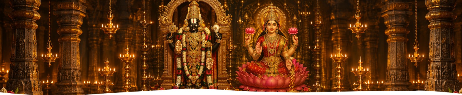 Lord Balaji and Goddess Mahalakshmi — Balaji Aurica